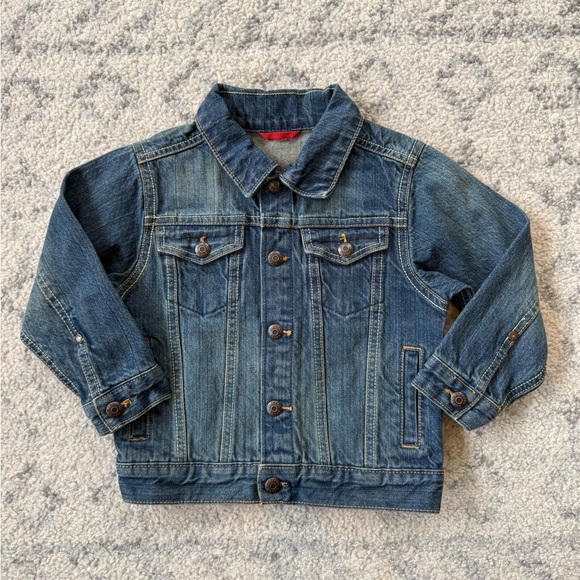 Oshkosh B’gosh Classic Denim Toddler Jacket | 3T | EUC - Picture 2 of 6
